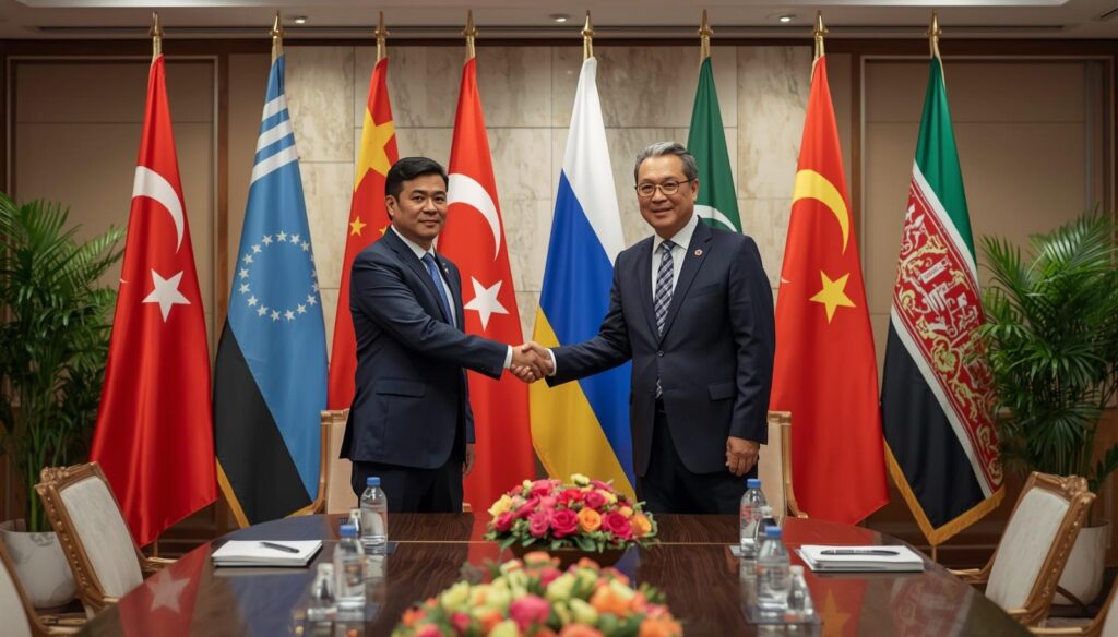 Diplomatic Relations Strengthening Economic Partnerships Between Emerging Global Powers Today